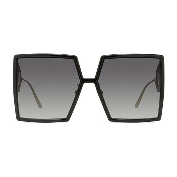 NEW DIOR BLACK WOMEN SQUARE DIOR SUNGLASSES - Picture 2 of 3
